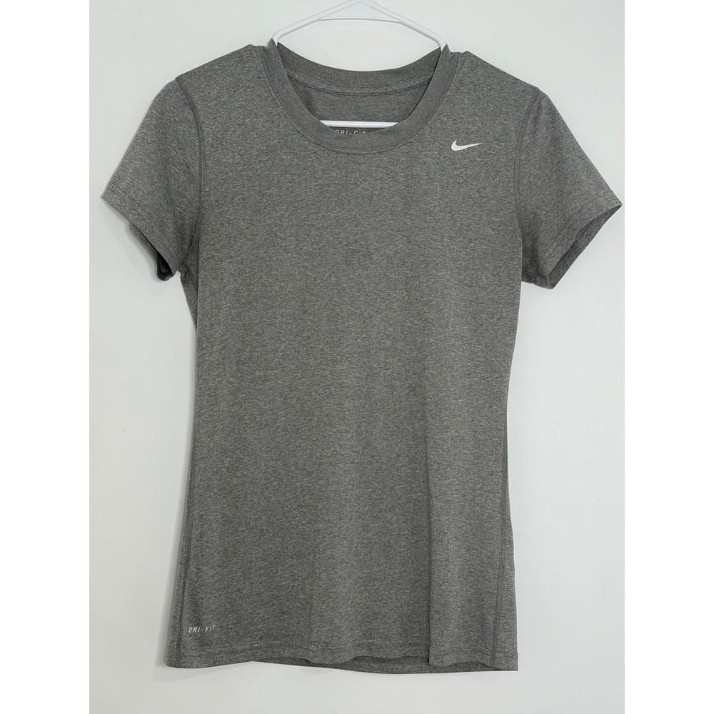Nike Dri-FIT Women's Athletic T-Shirt XS Heather Gray Short Sleeve